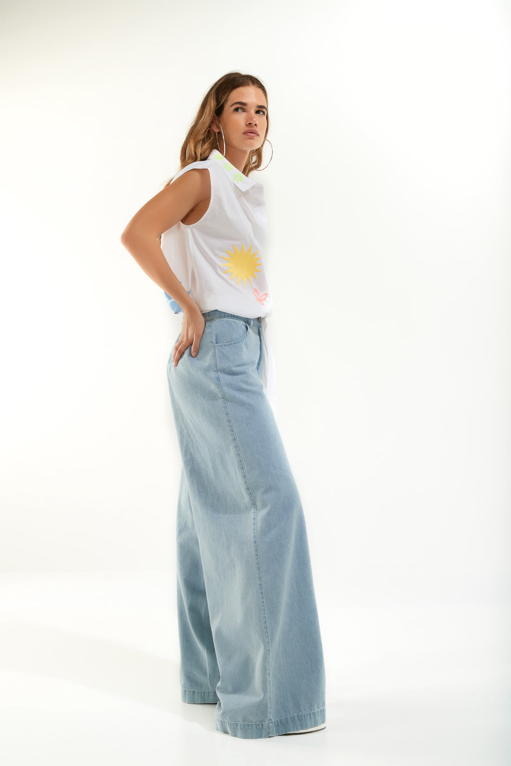 Blouses korte mouw multicolor Senso