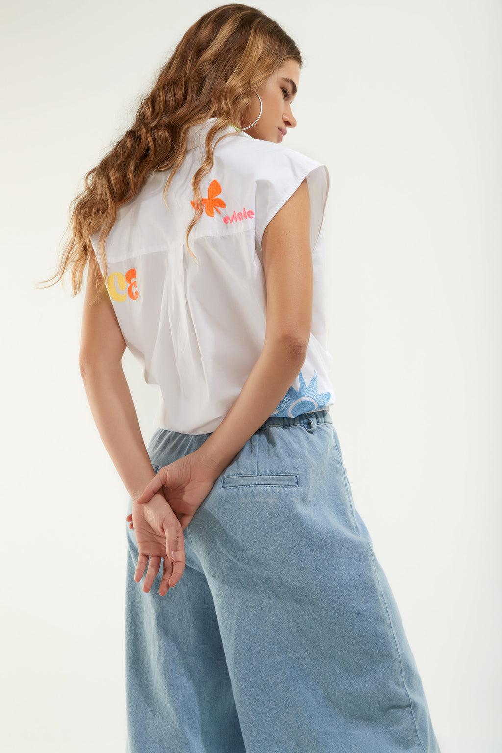 Blouses korte mouw multicolor Senso
