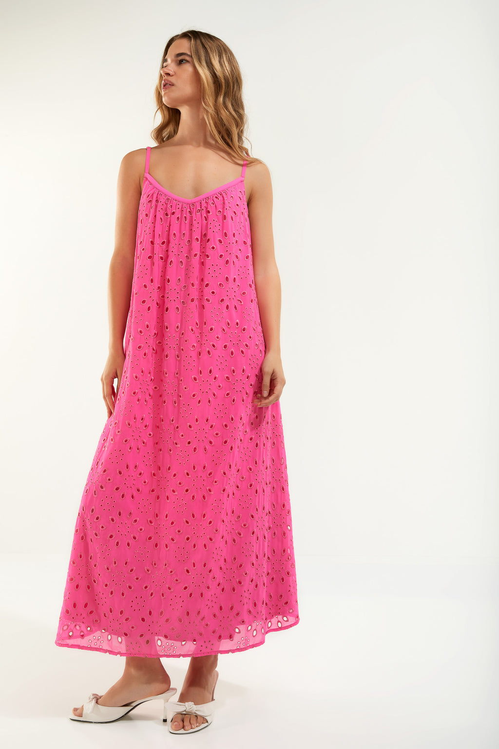 Jurken zonder mouw roze Senso