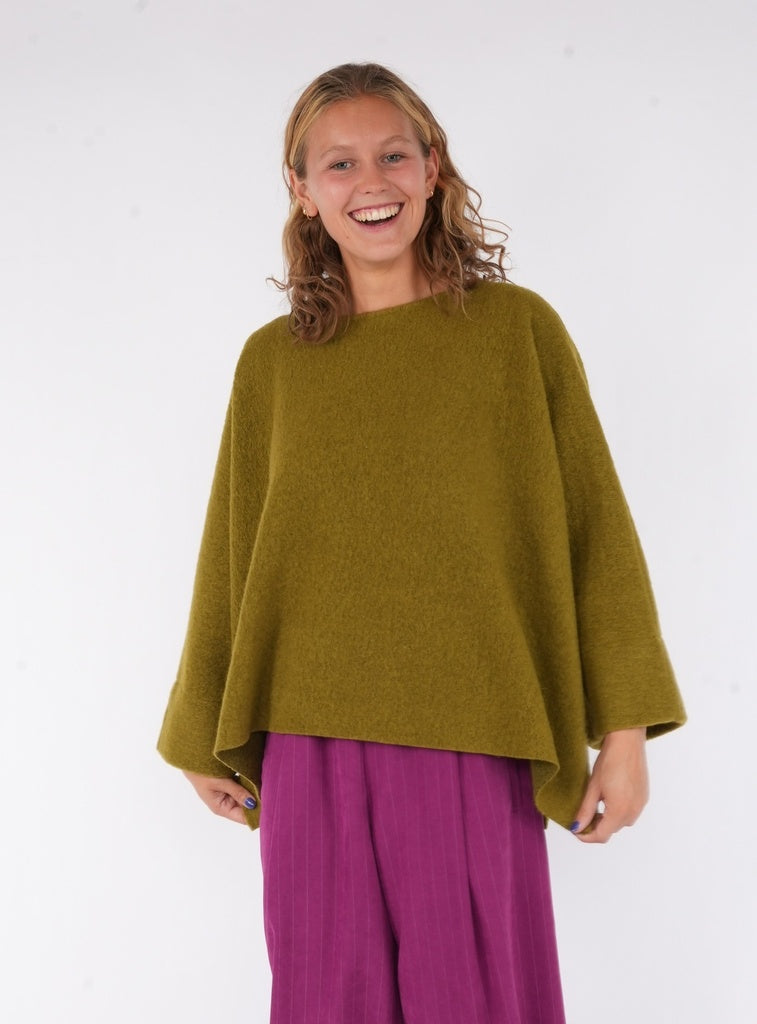 Pulls groen BLACK ROSE