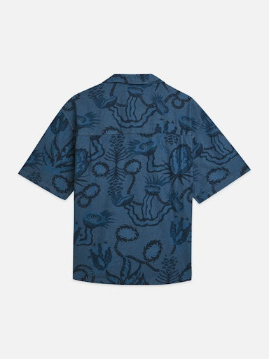 Hemden korte mouw blauw Scotch & Soda