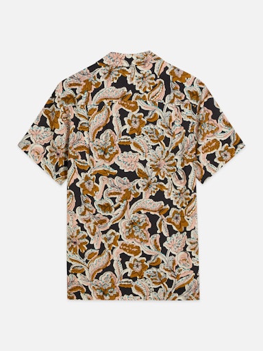 Hemden korte mouw bruin Scotch & Soda