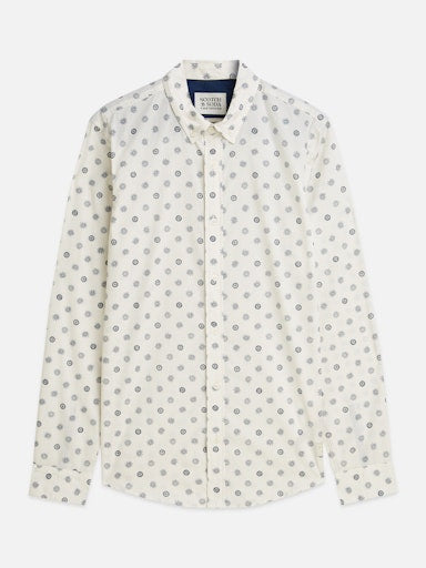 Hemden lange mouw wit Scotch & Soda