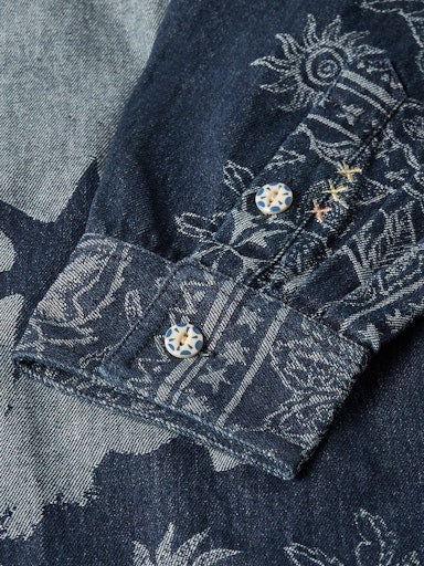 Hemden lange mouw blauw Scotch & Soda