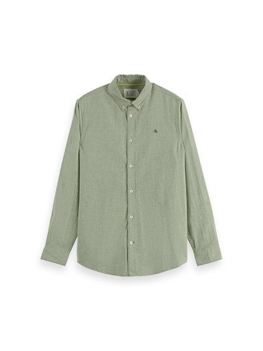 Hemden lange mouw groen Scotch & Soda