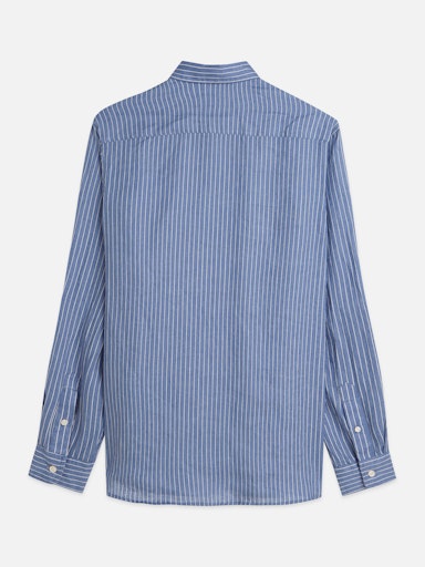 Hemden lange mouw blauw Scotch & Soda