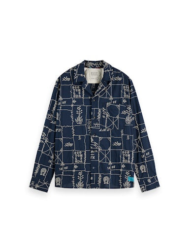 Hemden lange mouw zwart Scotch & Soda