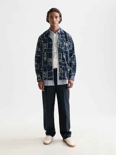 Hemden lange mouw zwart Scotch & Soda