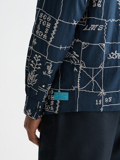 Hemden lange mouw zwart Scotch & Soda