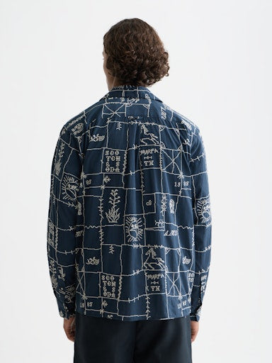 Hemden lange mouw zwart Scotch & Soda