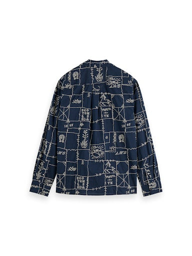 Hemden lange mouw zwart Scotch & Soda