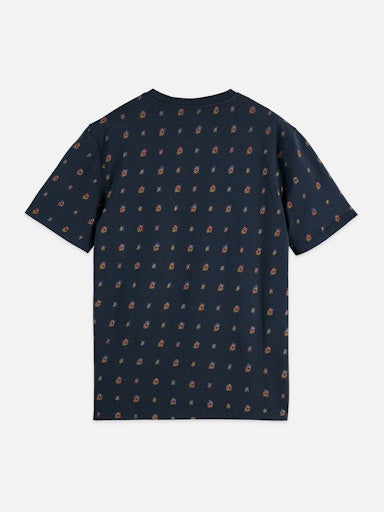 T-shirts korte mouw navy Scotch & Soda