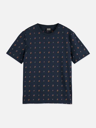 T-shirts korte mouw navy Scotch & Soda