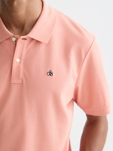 Polo's korte mouw roze Scotch & Soda