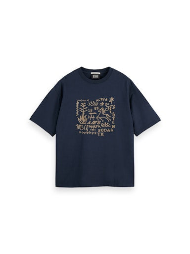 T-shirts korte mouw zwart Scotch & Soda