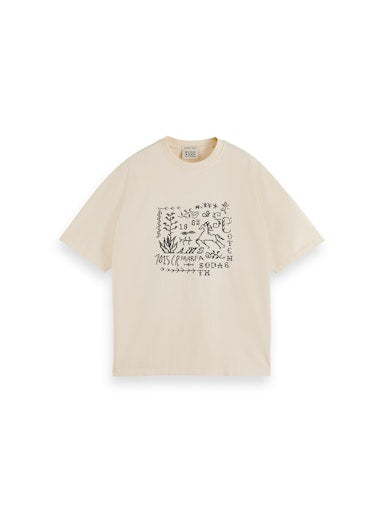 T-shirts korte mouw beige Scotch & Soda