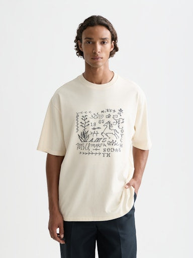 T-shirts korte mouw beige Scotch & Soda
