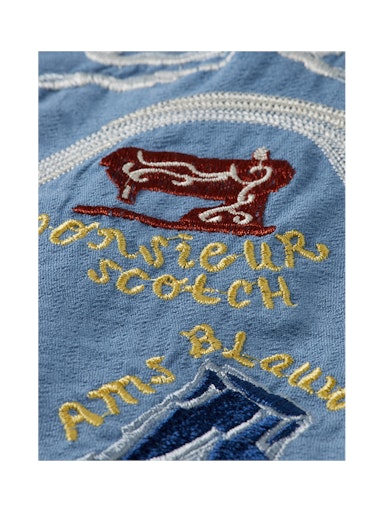 Hemden korte mouw blauw Scotch & Soda