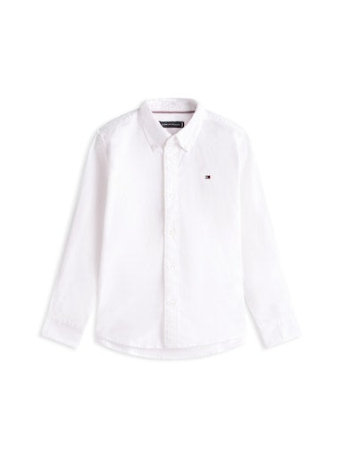 Hemden lange mouw wit Tommy Hilfiger