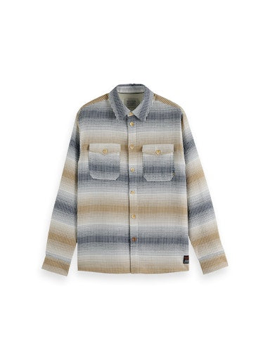 Hemden lange mouw blauw Scotch & Soda