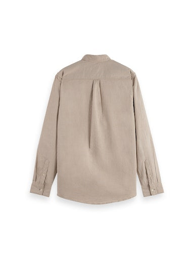 Hemden lange mouw bruin Scotch & Soda