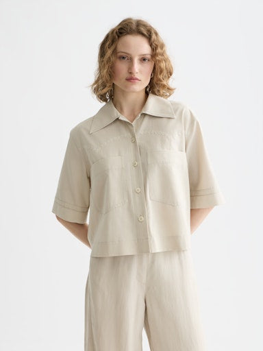 Blouses korte mouw navy Scotch & Soda