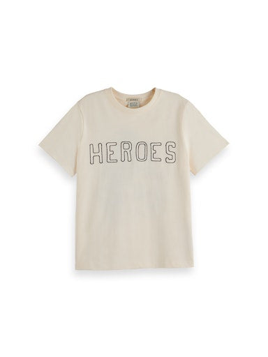 T-shirts korte mouw geel Scotch & Soda