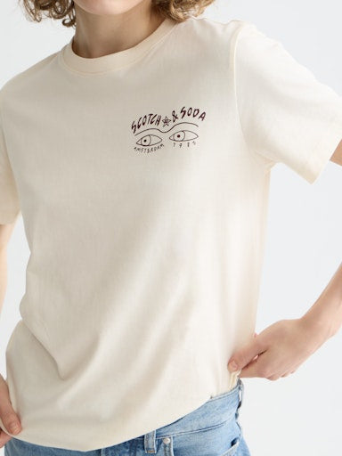 T-shirts korte mouw geel Scotch & Soda