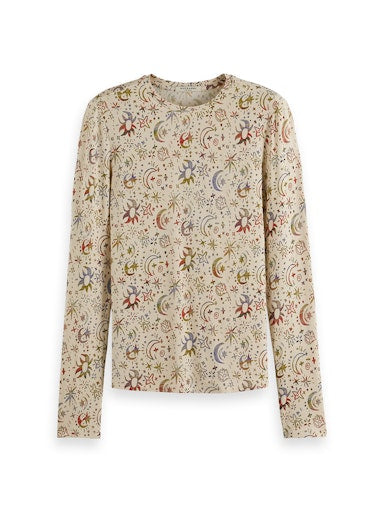 T-shirts lange mouw blauw Scotch & Soda