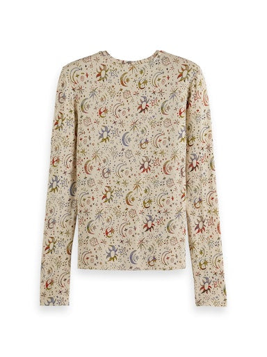 T-shirts lange mouw blauw Scotch & Soda