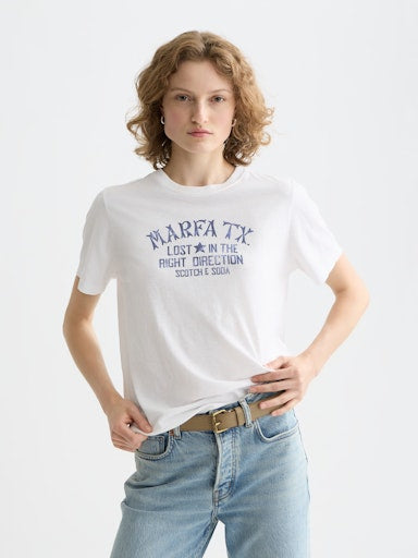 T-shirts korte mouw wit Scotch & Soda