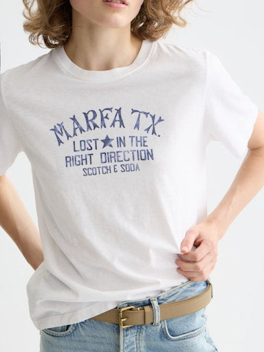 T-shirts korte mouw wit Scotch & Soda