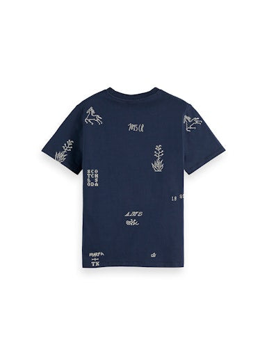 T-shirts korte mouw grijs Scotch & Soda