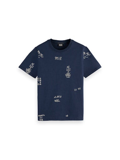 T-shirts korte mouw grijs Scotch & Soda