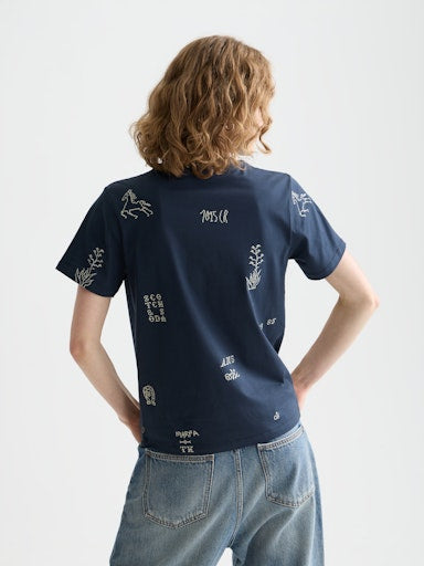 T-shirts korte mouw grijs Scotch & Soda