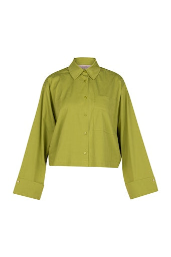 Blouses lange mouw groen Studio Anneloes