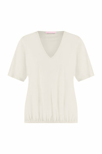 T-shirts korte mouw beige Studio Anneloes