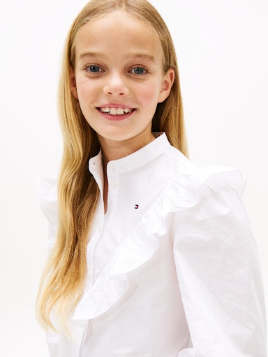 Blouses lange mouw wit Tommy Hilfiger