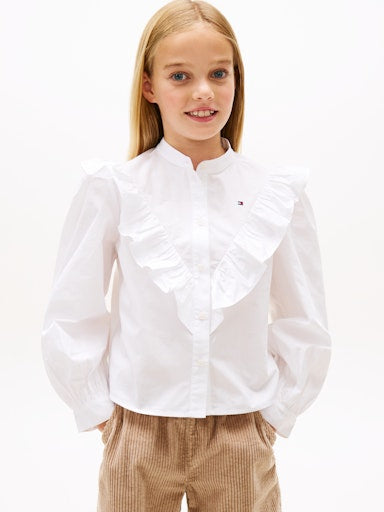 Blouses lange mouw wit Tommy Hilfiger