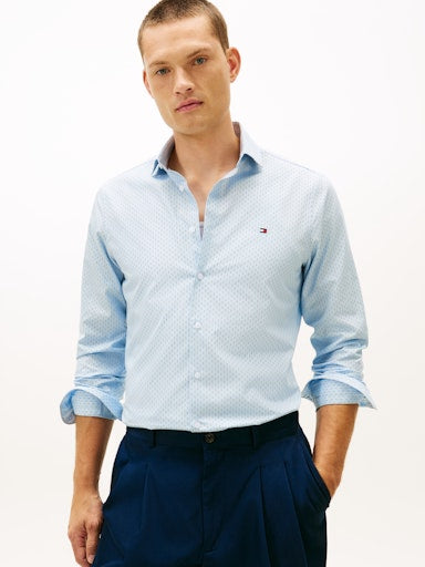 Hemden lange mouw multicolor Tommy Hilfiger