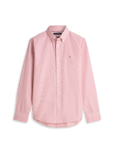 Hemden lange mouw rood Tommy Hilfiger