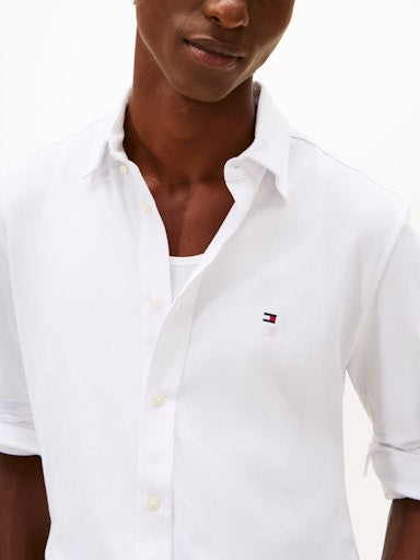 Hemden lange mouw wit Tommy Hilfiger