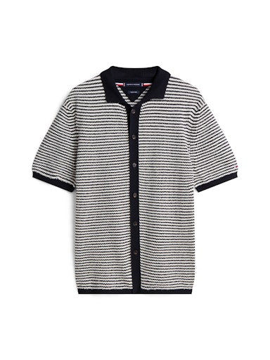 Polo's korte mouw blauw Tommy Hilfiger