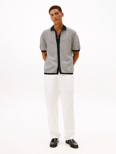 Polo's korte mouw blauw Tommy Hilfiger