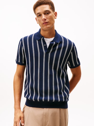Polo's korte mouw navy Tommy Hilfiger