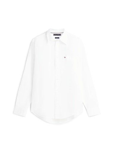 Hemden lange mouw wit Tommy Hilfiger