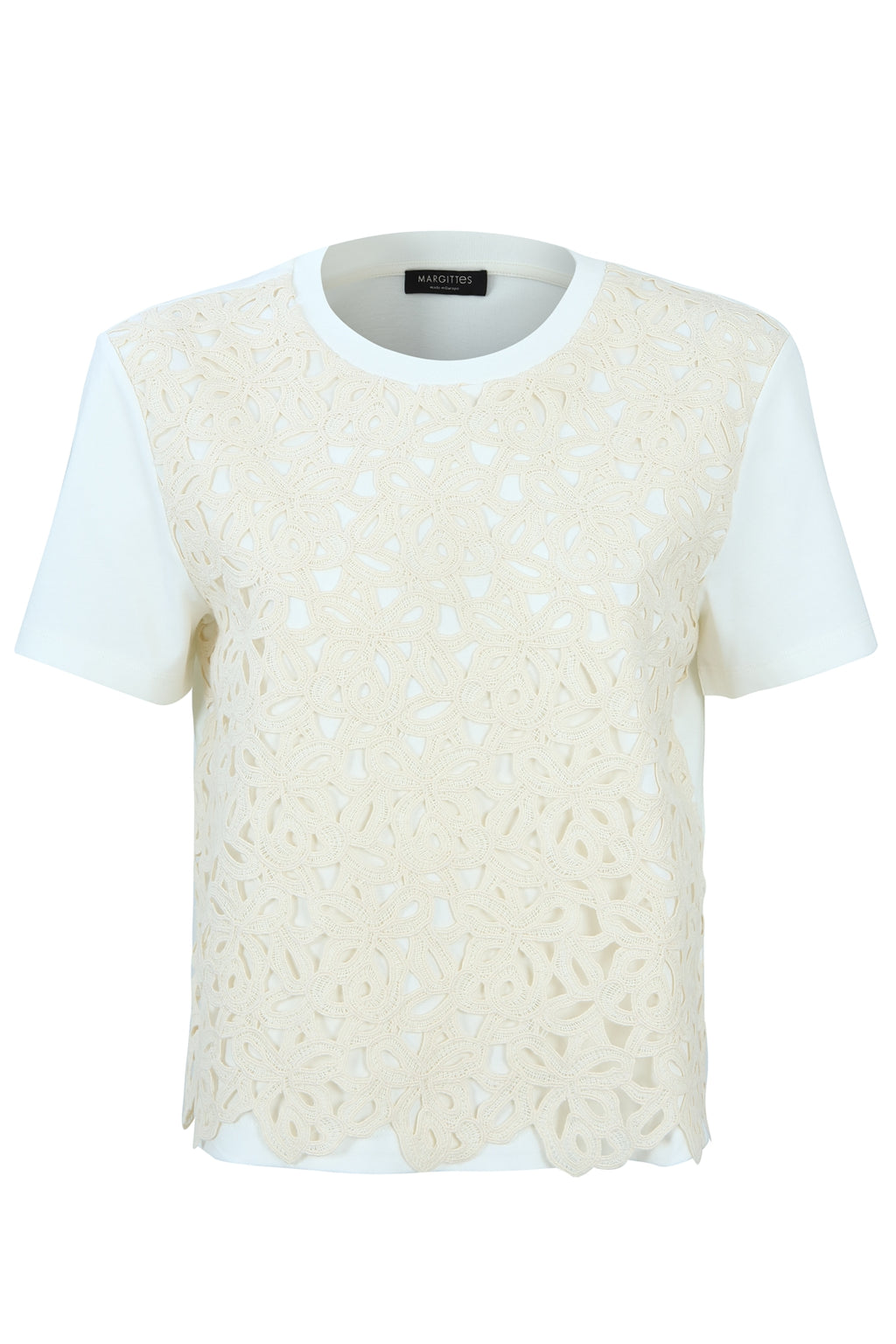 T-shirts korte mouw wit Margittes