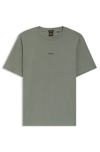 T-shirts korte mouw grijs Boss Men Orange
