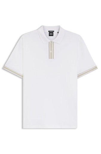 Polo's korte mouw wit Boss Men Black