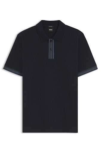 Polo's korte mouw blauw Boss Men Black